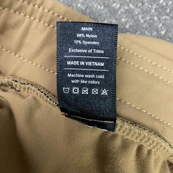 Public Rec Joggers Men's 40 x 28 Fits 39 x 27 Khaki Tan All Day Everyday Gym - Picture 10 of 15